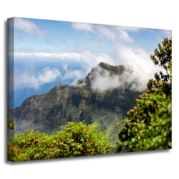Canvas Print Architecture Mountain Landscape 40x30 cm