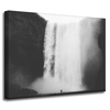 Canvas Print Black and White Waterfall 40x30 cm