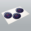STICKERS with LOGO Square with print Waterproof Text Photo 10x10 cm