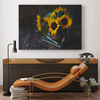 Canvas Print Botany Sunflowers in a Vase 40x30 cm