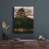 Canvas Print Architecture Hiroshima Castle 30x40 cm