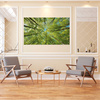 Canvas Print Leaves Trees Green Sun Sky 120x80 cm