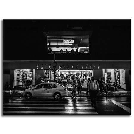 Canvas Print Architecture Taxi 40x30 cm