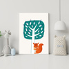 Baby Squirrel Poster 50X70 cm