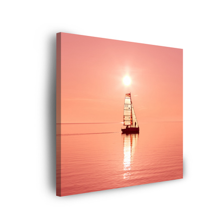 Canvas Print Nature Sailing Ship 40x40 cm
