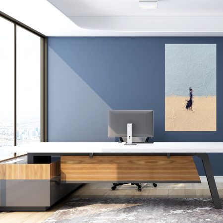 Canvas Print Abstract Woman on Sand Art 80x120 cm