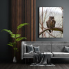 Canvas Print Animals Sleeping Owl 40x120 cm