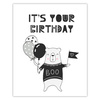 It's your birthday Poster 40X50 cm + silver frame