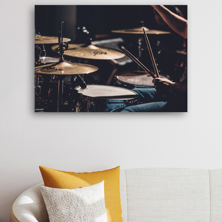 Canvas Print Music Percussion Drums 90x60