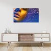 Canvas Print Golden Woman Face Modern Art 100x80 cm