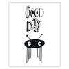 Children's poster Good day_3 40X50 cm + gold frame