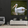 Canvas Print Animals Pelican 40x40 cm
