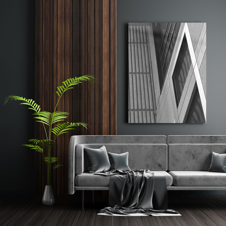 Canvas Print Architecture Concrete Wall Building 30x40 cm