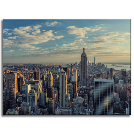 Canvas Print Architecture Sunset Manhattan 40X30 cm