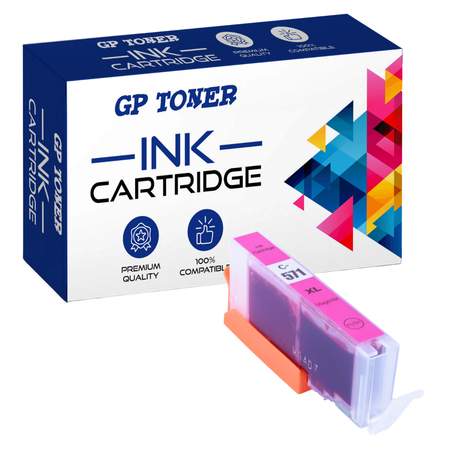 Replacement Ink for Canon GP-C571XL M MG5750 MG6850 MG7750 TS5050 GP-C571XL M