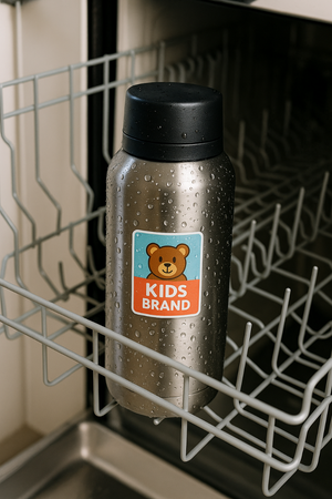 STICKERS with LOGO Rectangular with print Waterproof Text Photo 100x67 mm