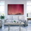 Canvas Print Space Northern Lights Red Sky 90x60