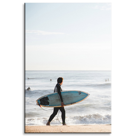 Canvas Print Surfing Sea Water Summer Beach 80x120