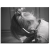 Canvas Print People Girl in Headphones 40x30 cm