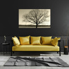 Canvas Print Gloomy Black Tree Sadness 100x80 cm