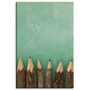 Canvas Print Colored Crayons 80x120