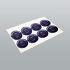 STICKERS with LOGO Square with print Waterproof Text Photo 70x70 mm