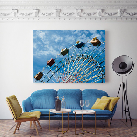 Canvas Print Architecture Amusement Park 40x30 cm