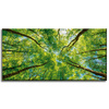 Canvas Print Trees Leaves Nature Forest Spring 80x40 cm