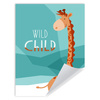 Wild child Giraffe poster 30X40 cm
