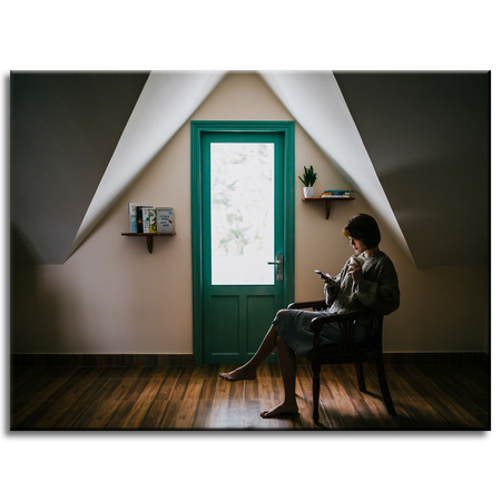 Canvas Print People Woman Chillout 40x30 cm