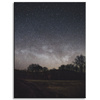 Canvas Print Space Starry Sky 30x40 cm