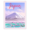 Poster Country of Japan 40X50 cm + gold frame