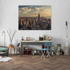 Canvas Print Architecture Sunset Manhattan 60X40 cm
