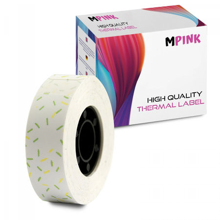 Thermal Tape Label Paper MP-RL-15*50*150PT-DC Duotone Sprinkles