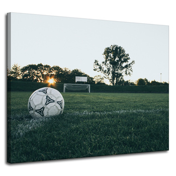 Canvas Print Youth Football 100x80 cm