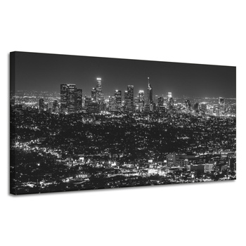 Canvas Print Architecture Los Angeles Black and White 120X60 cm