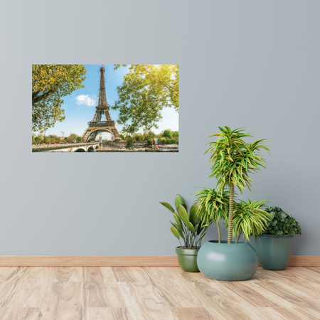 Canvas Print Eiffel Tower Paris France Summer 100x80 cm