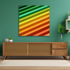 Canvas Print Abstract Colorful RGB Lights 90x90