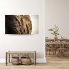 Canvas Print Elephant Face Eye Nature 100x80 cm