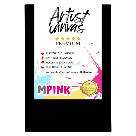 Painting canvas 60X80 cm Black canvas Ideal for painting