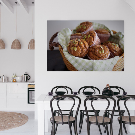 Canvas Print Kitchen Cupcakes 40x30 cm