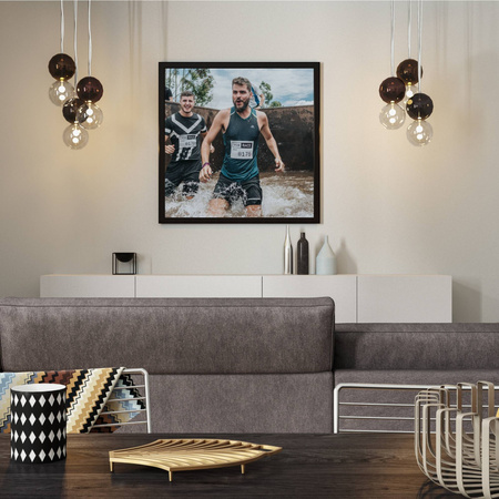 Your photo on the 60x60 cm designer poster