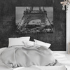 Canvas Print Architecture Eiffel Tower Black and White 40X30 cm