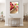 Canvas Print Freshness of Summer Raspberries Fruit Spring 80x120