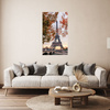 Canvas Print Eiffel Tower France Pastels Trees Autumn 80x120 cm