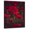 Canvas Print Botanical Red Poppies 30x40 cm