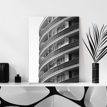 Canvas Print Architecture Building Balconies 30x40 cm