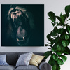 Canvas Print Animals Lion's Mouth 40x40 cm