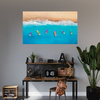 Canvas Print Boats on the Shore Sand Water 100x80 cm