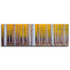 Canvas Print Birch Trees Autumn Yellow Leaves 120x40 cm